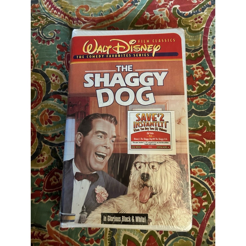 Disney Shaggy Dog VHS